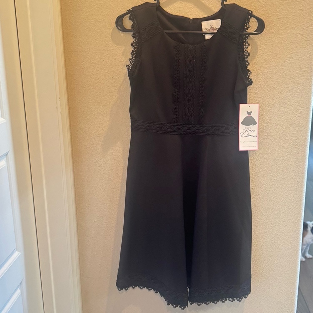 NEW - Big Girls Sleeveless Scuba Knit Princess Bodice Skater Dress